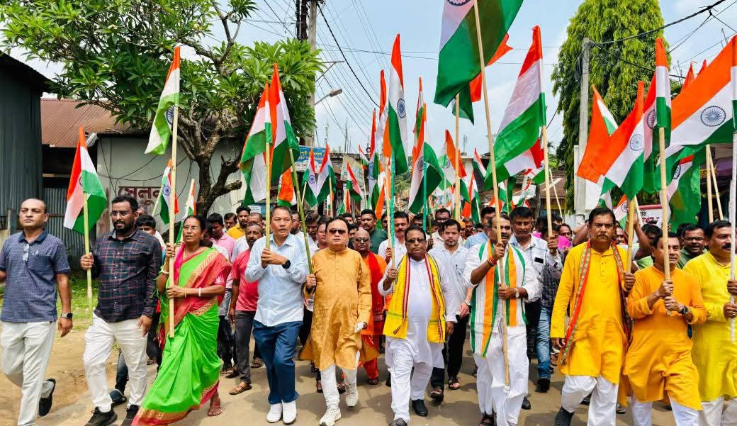 ‘অপারেশন সিঁদুর’ সফল হওয়ায় বিলোনিয়ায় তিরঙ্গা যাত্রা
