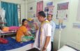 গান্ধীগ্রামে ভারতীয় মজদুর সংঘের প্রতিষ্ঠা দিবস উদযাপন, স্বাস্থ্যকেন্দ্রে রোগীদের ফল-মিষ্টি বিতরণ