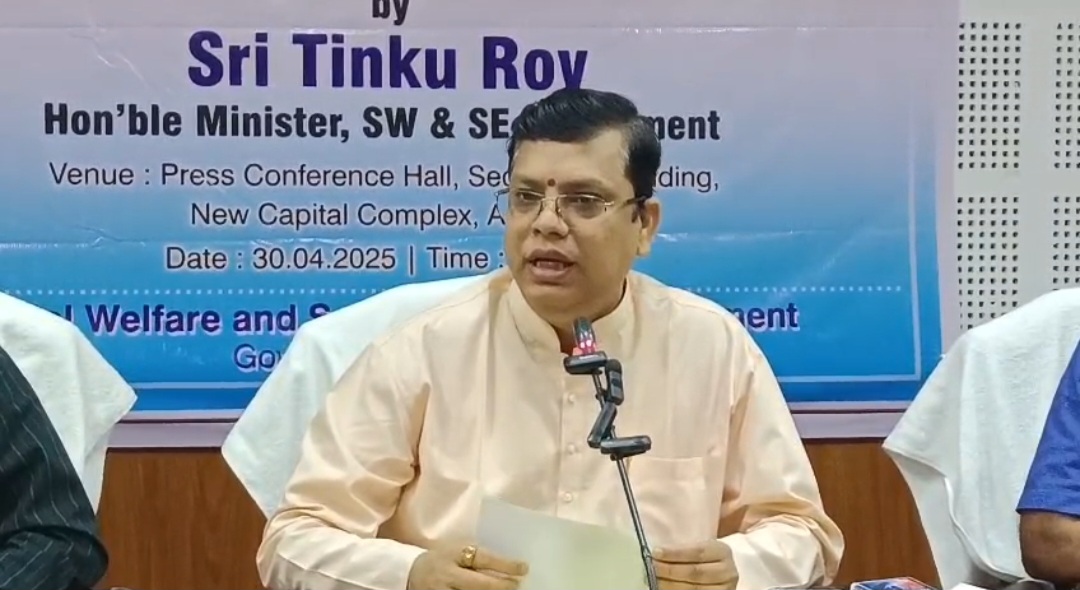 বিভিন্ন প্রকল্পের সাফল্য তুলে ধরলেন সমাজ কল্যাণ মন্ত্রী টিংকু রায়