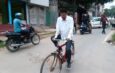 জ্বালানির মূল্যবৃদ্ধির প্রতিবাদে সাইকেলে বনমালীপুর চষলেন কংগ্রেস বিধায়ক গোপাল রায়