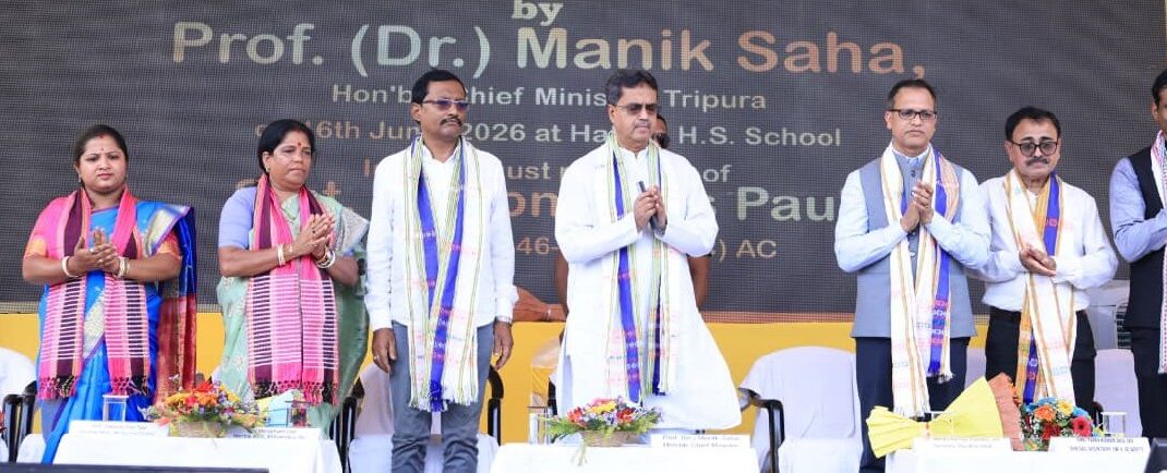 ধলাই জেলায় ১৫টি উন্নয়ন প্রকল্পের উদ্বোধন ও শিলান্যাস করলেন মুখ্যমন্ত্রী