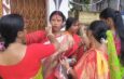 অম্বুবাচিতে সিঁদুর খেলায় মঙ্গল কামনায় মাতলেন মহিলারা