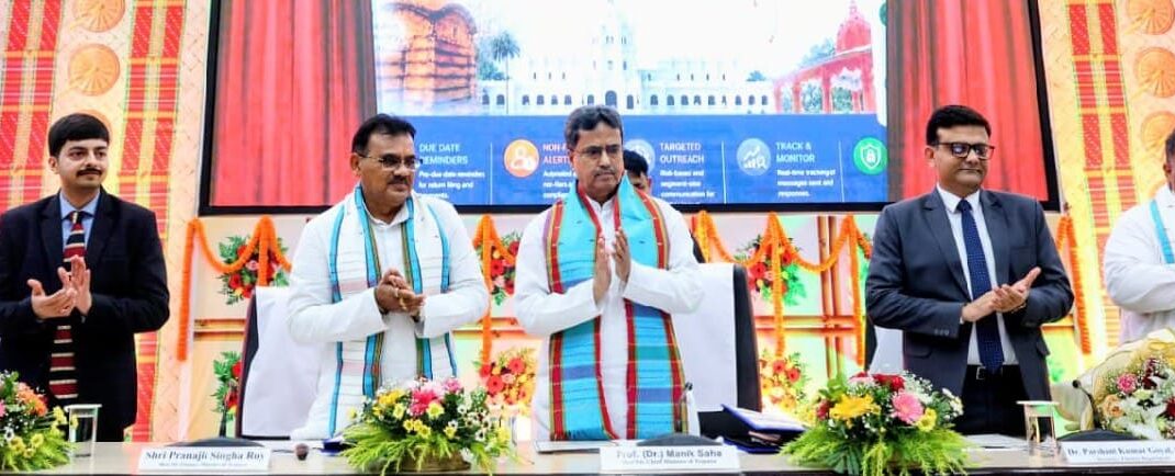 শক্তিশালী রাজস্ব ব্যবস্থাই আত্মনির্ভর ও বিকশিত ত্রিপুরার ভিত্তি  : মুখ্যমন্ত্রী