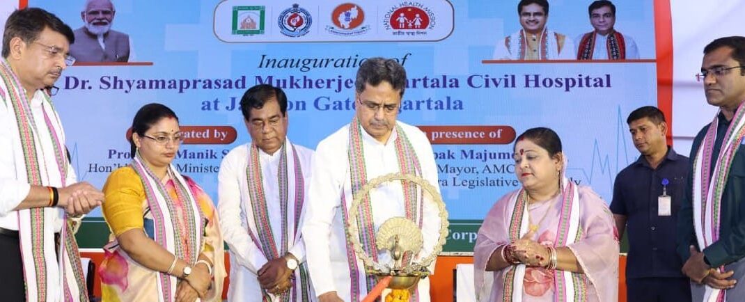 আগরতলা সিভিল হাসপাতালের পরিষেবা চালু, ভবিষ্যতে অত্যাধুনিক হাসপাতালে রূপান্তরের আশ্বাস মুখ্যমন্ত্রীর