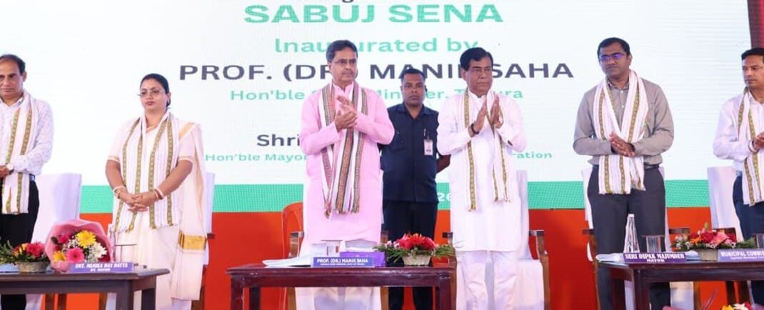 আগরতলায় একাধিক প্রকল্পের উদ্বোধন করলেন মুখ্যমন্ত্রী ডাঃ সাহা
