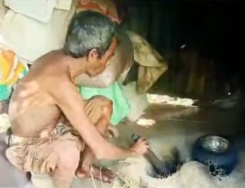 বিলাসবহুল বাড়ির পাশে বৃদ্ধ বাবার ঠাঁই অন্ধকার কুঠুরিতে! শিক্ষক দম্পতির বিরুদ্ধে অবহেলার অভিযোগ ঘিরে চাঞ্চল্য